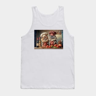 Two Himalayan Cat Chefs in the Kitchen Tank Top